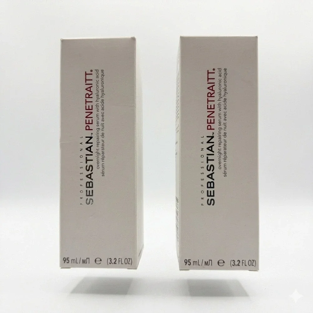 Sebastian Penetraitt Hair Serum Unisex 3.2oz White Overnight Repair Lot Of 2 NEW